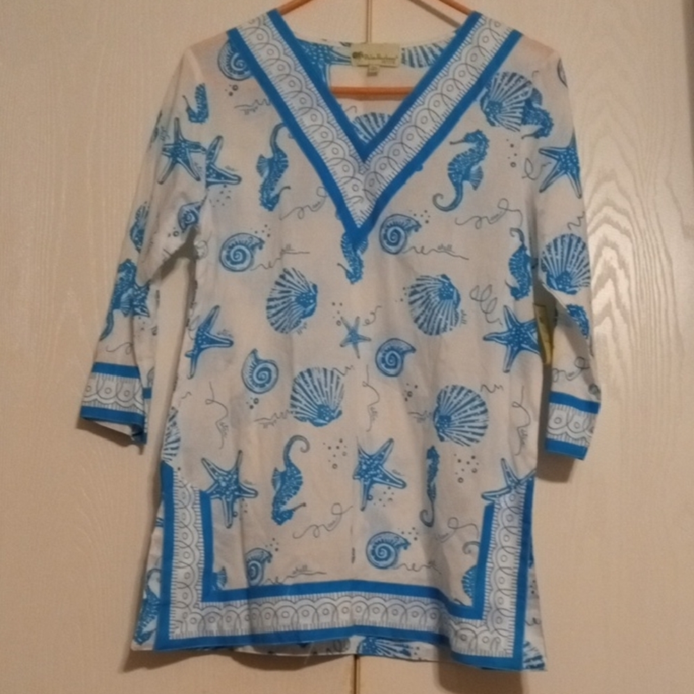 Palm Harbour Sea Life Tunic Top